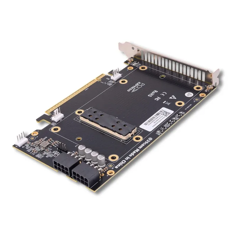 V100 GPU Graphics Card Automatic Fan   SXM2 To PCIe X16 Adapter Card for Control Management Riser