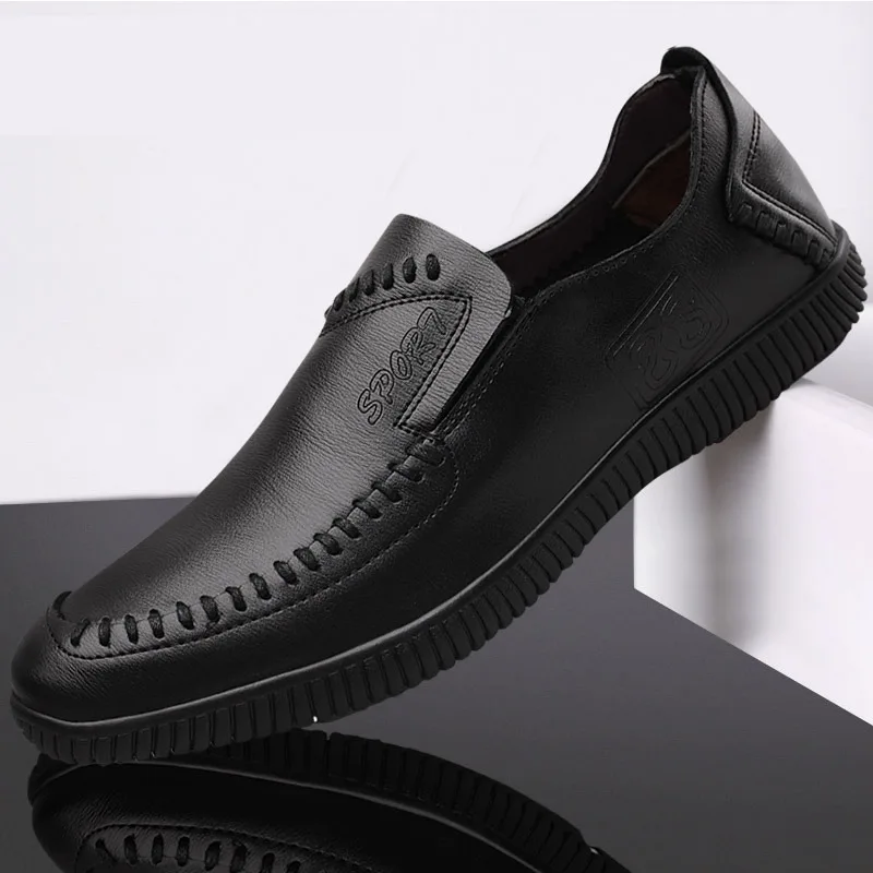 blue loafers shoes for man casual business italian genuine leather loafers office shoes man luxury