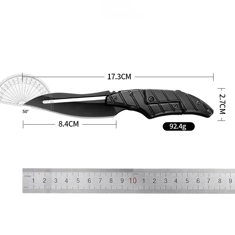 Mechanical Creativity Outdoor Mini Outdoor Folding Knife Portable Fruit Portable Key Knife Stainless Steel Self-Defense Camping