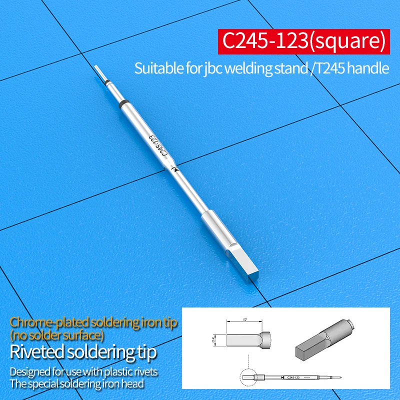 C245 Substituição De Ferro De Solda Ponta, Bico De Solda, Estação De Solda Compatível, C245-121, C245-138, C245-123, JBC T245