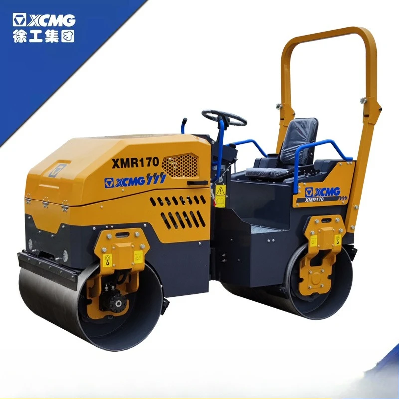 

XCMG 2-Ton Fully Hydraulic Small Road Roller - Asphalt Pavement Ride-On Diesel Vibratory Double Steel Wheel Small Compactor