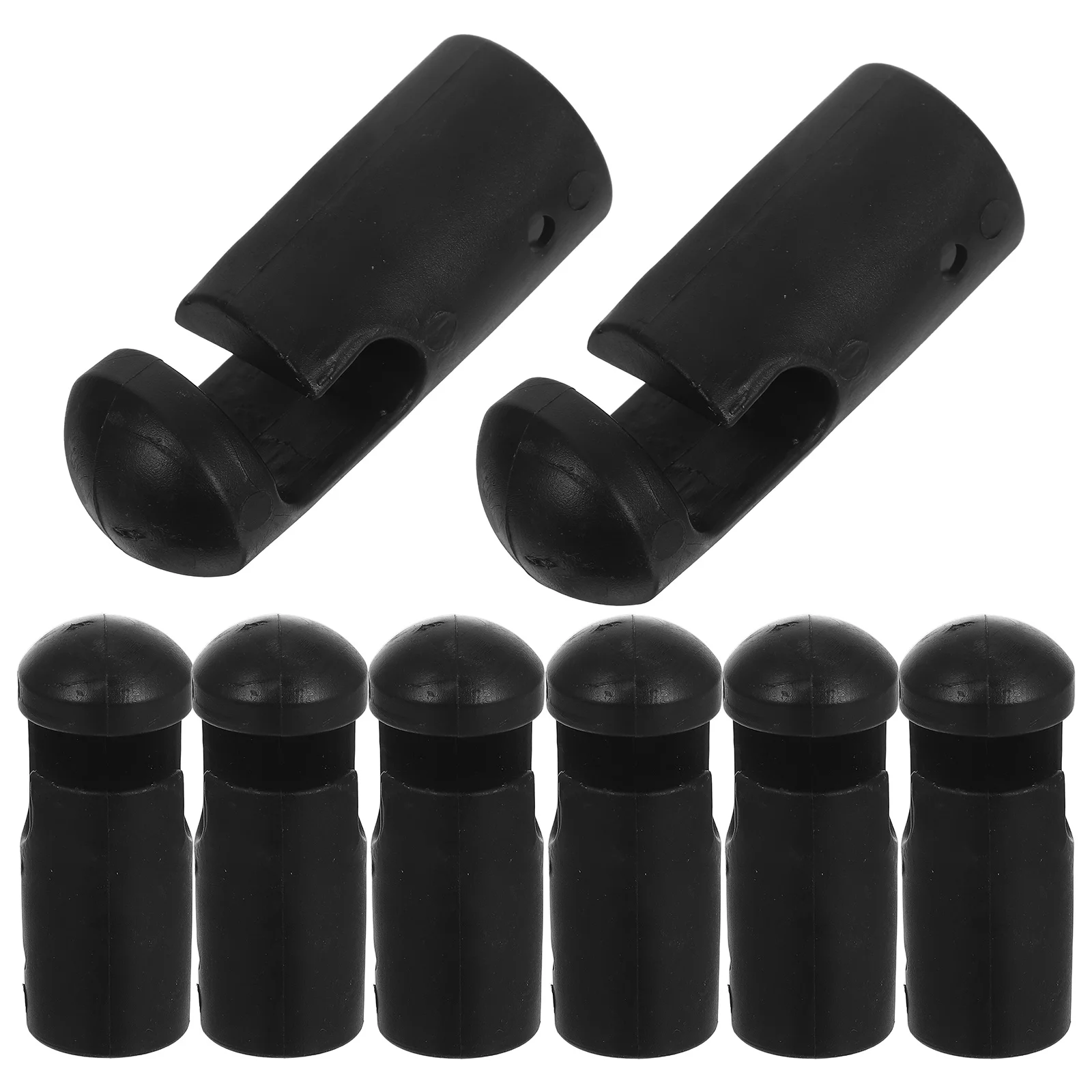 

8pcs Replacement Pole Caps Plastic Rod Covers Heavy Duty Accessories Durable Protectors For Safety Net Installation Household