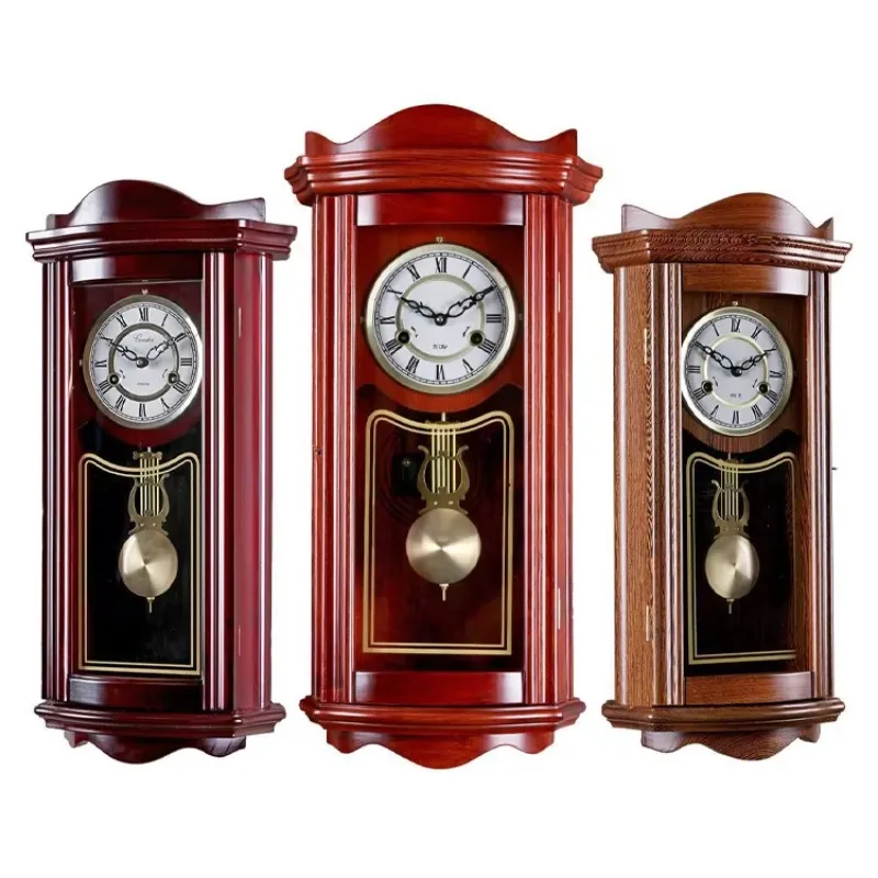 

Product Rotary Sports Antique Wooden Pendulum Wall Clock Home Decoration Tools