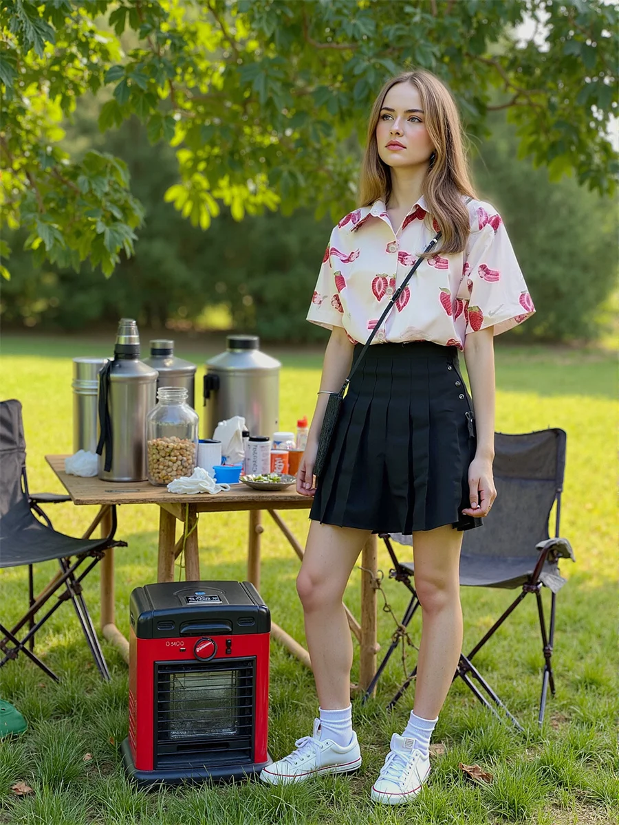 

Рубашки с клубничным принтом, хлопковые блузки, весенние французские облегающие рубашки, классический современный стиль, офисные рубашки без рукавов, удобные складки, модный подол