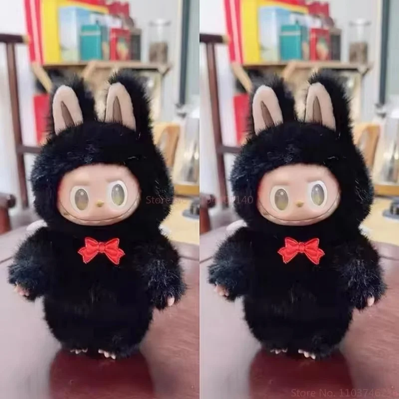 2025 Hot Sale Monster Labubu Series Blind Box Replica Zimomo Dark Angel Handmade Change Doll Desktop Ornaments Toy Birthday Gift