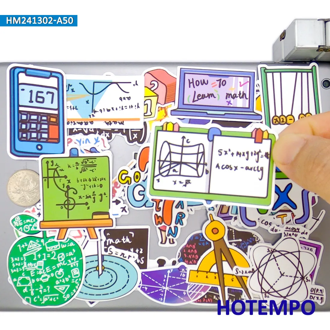 مجموعة ملصقات صيغة الرياضيات، جرافيتي رسمية للعلوم الرجعية، لأجهزة الكمبيوتر المحمول وسجل القصاصات وهاتف السيارة، حزمة ملصقات ممتعة، 20/30/50 قطعة #3