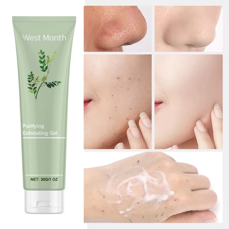 

Exfoliating Purifying lNourishing Gel Dead Skin Spot Remover Deep Clean Scrub Moisturize Brighten Repair Blackhead Face Peeling