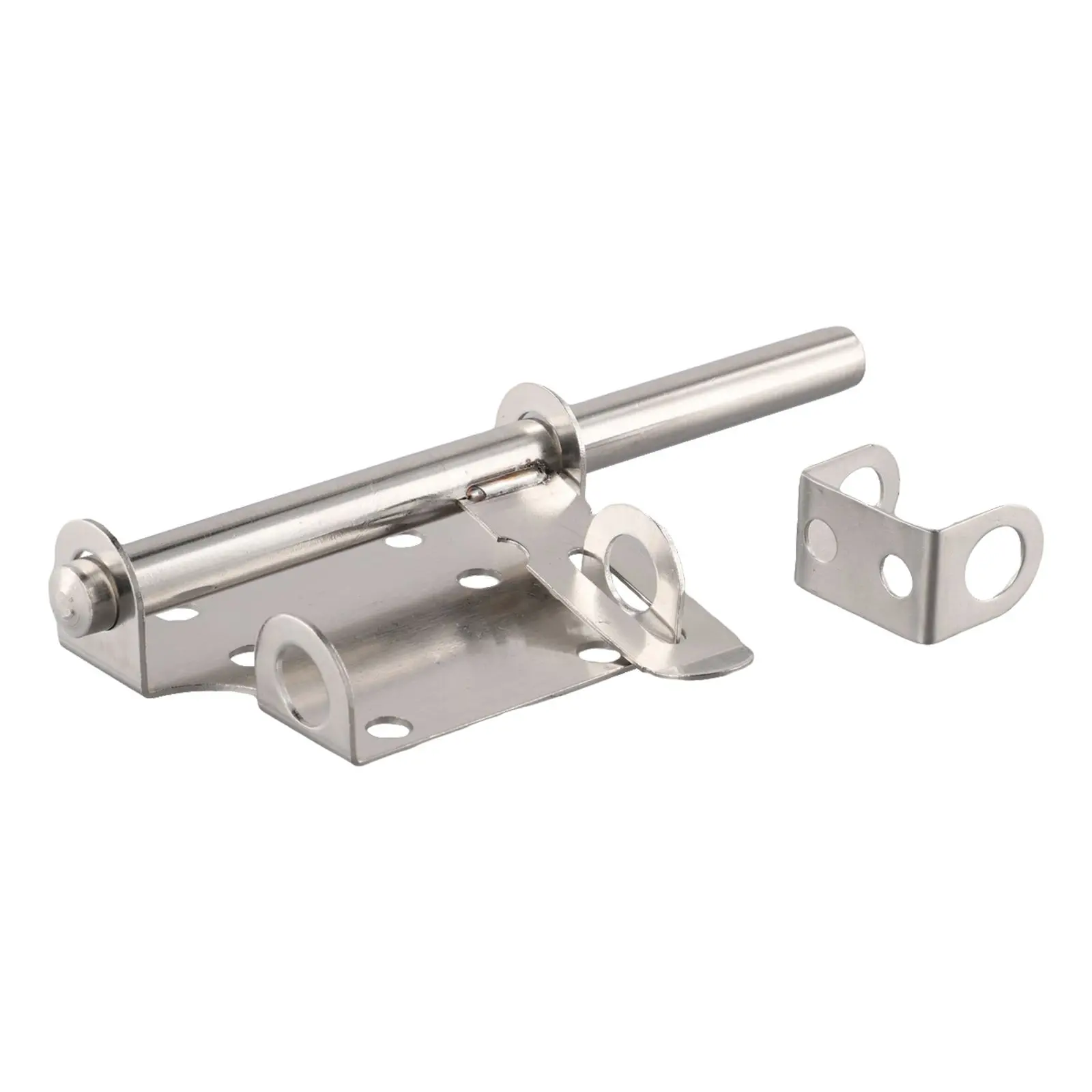 

Drawers Bolt Latch Bolt Latch Bolt Latch Door Lock Hardware Silver Stainless Steel Home Improvement High Quality