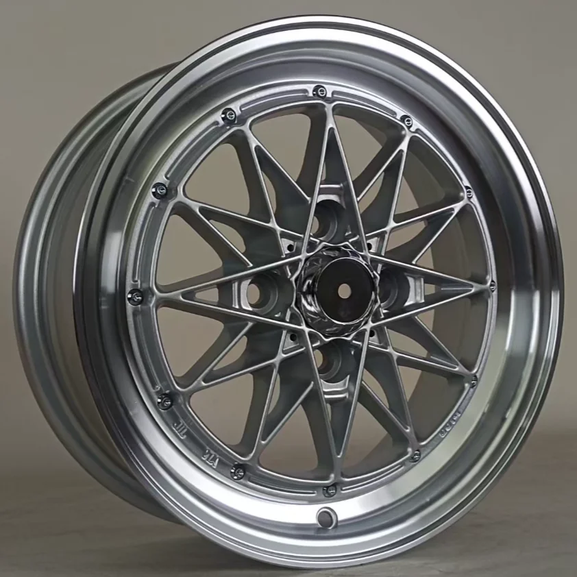 14x5.5 ET33 4x100 Bronze Multi Spoke  Alloy Wheel Rim Passenger Car Wheel Stock Ready to Ship  Compact Car