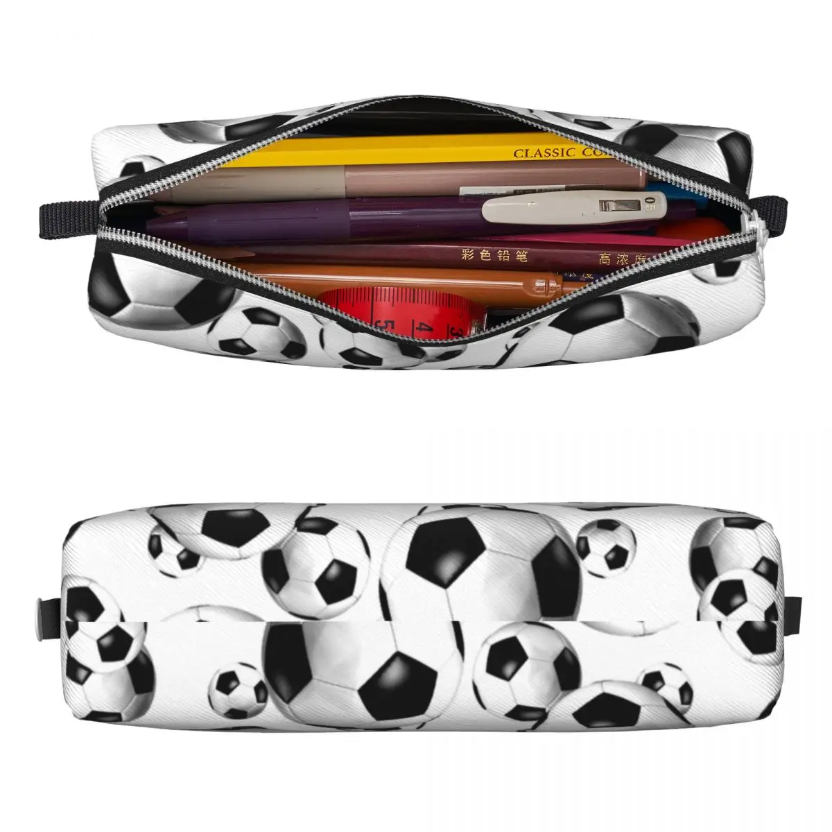 Fashion 3D Soccer Ball Football Sports Pencil Cases Pencilcases Pen for Student Large Bag Students School Gifts Stationery