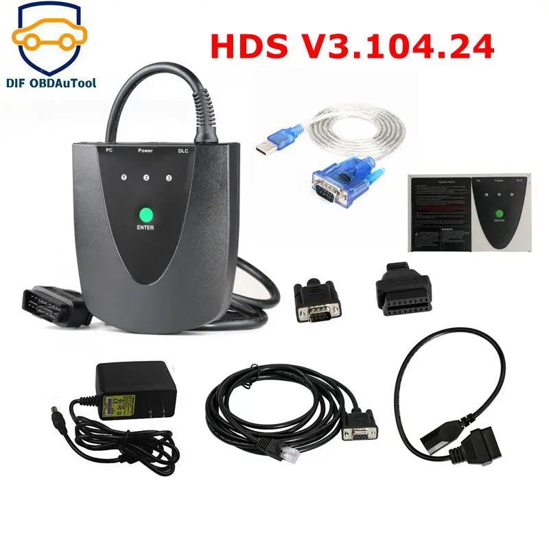 

High Quality V3.104.24 for Honda HDS HIM Diagnostic Tool with Double Board Free with RS232 Convert Connector