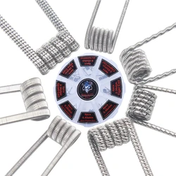 Clapton Mix Twisted Fused Alien, Premade Wire, Bacon Algodão, 8 em 1, 48pcs