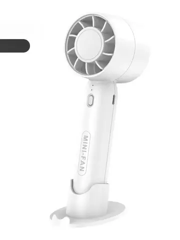 Summer Mini Handheld Fan USB Rechargeable Portable High-speed Motor Small Desktop Stand Turbo Fan for Travel Outdoor Activeity