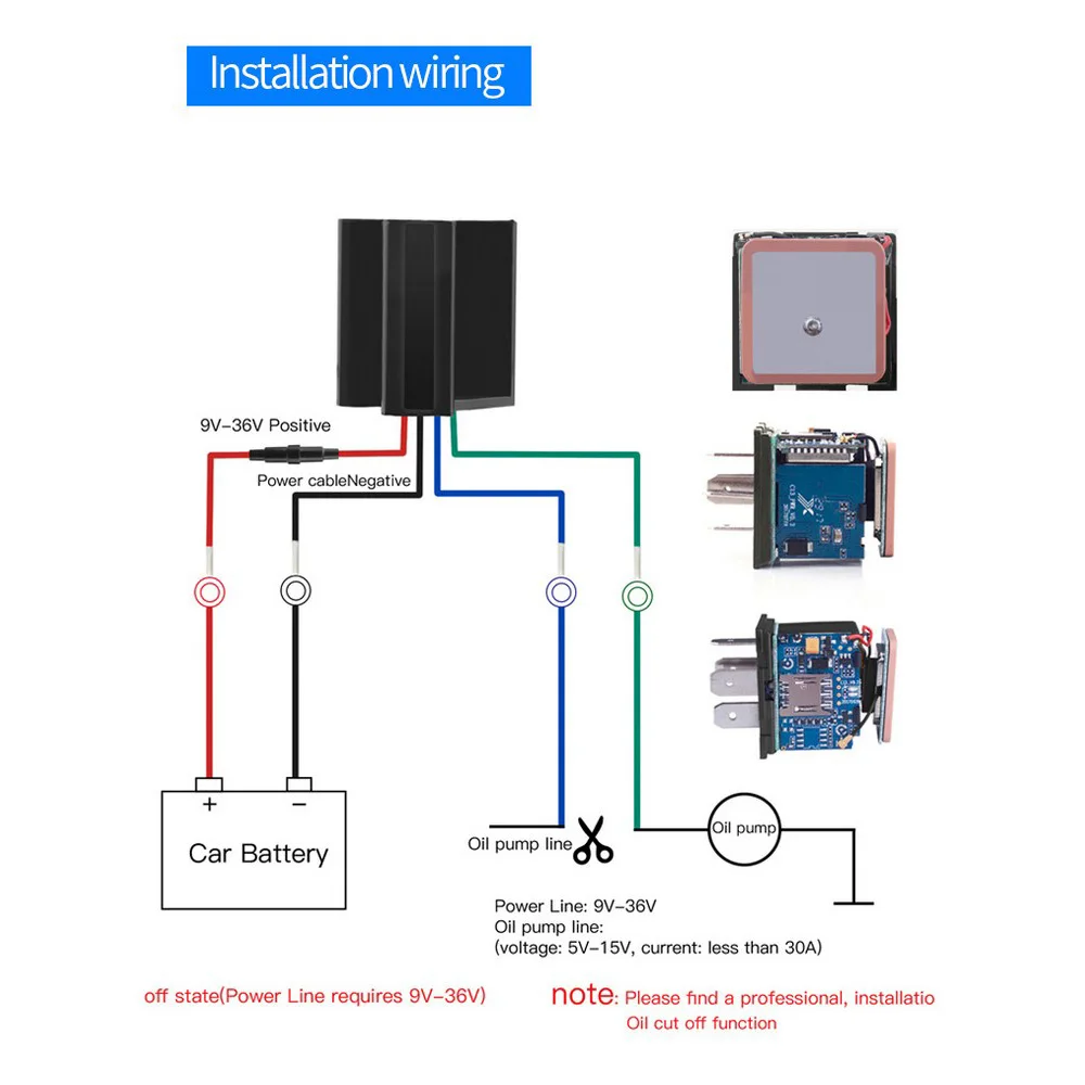 

C13 Автомобильный GPS-трекер GPS-локатор Anti-Lost Gsm Gprs Сеть Приложение в реальном времени Управление маслом и мощностью Offabgi