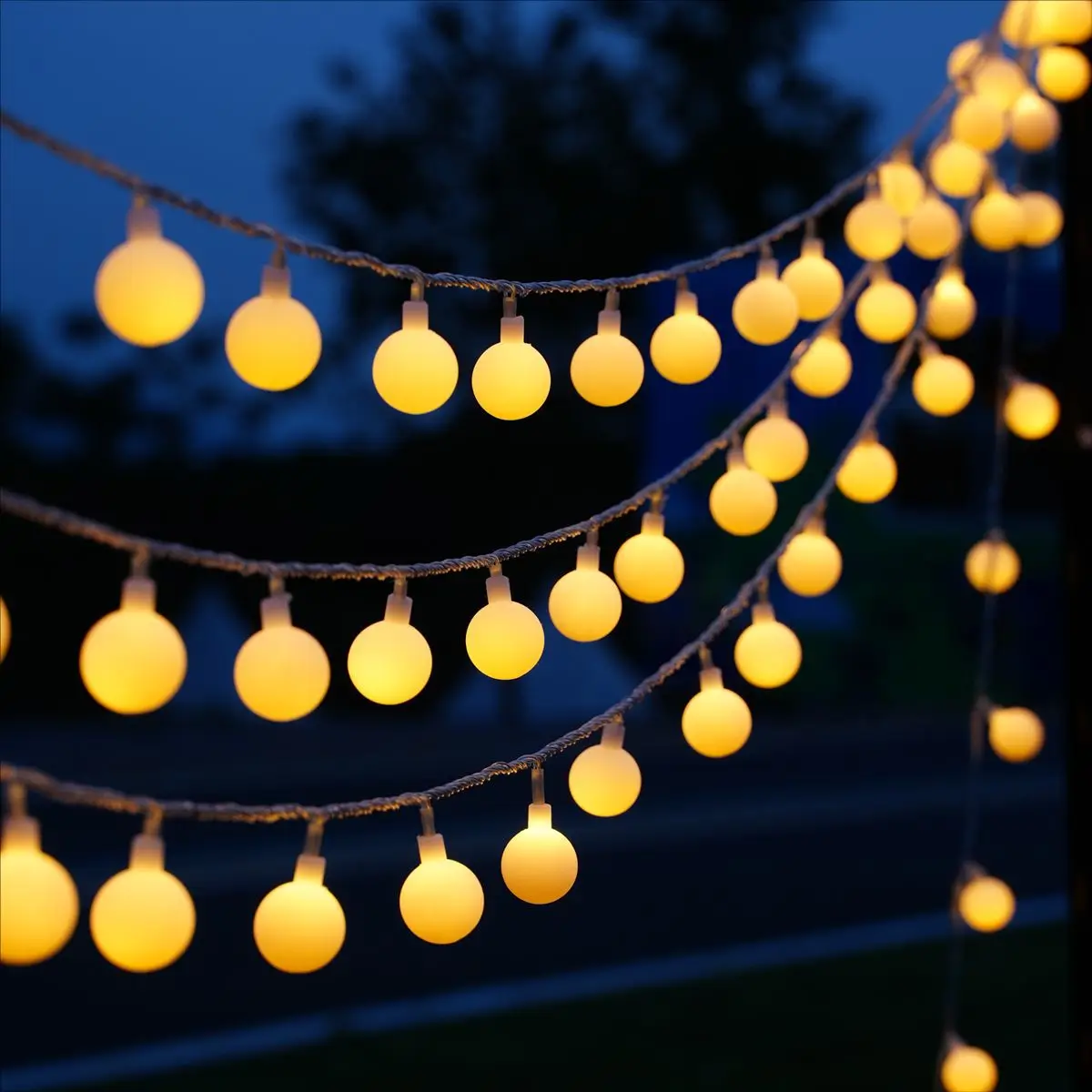 10M Ball Fairy Lights LED Globe String Lights USB/Battery Operated Lamp for Garden Christmas Bedroom Wedding Camping Tent Decor