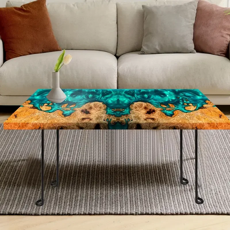 Rectangle Table Top Resin Tray Mold Silicone Coasters Tray Mold for DIY Crafts Kitchen Home Decor