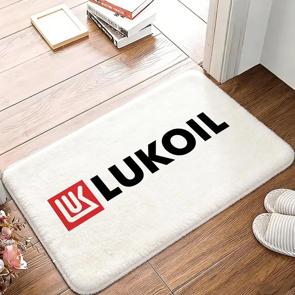 Alfombra de franela suave L-Lukoil, alfombra absorbente antideslizante para baño, dormitorio, decoración del hogar