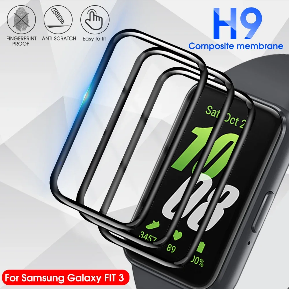 For Samsung Galaxy Fit 3 Protective Film Clear Full Coverage Anti-Scratch Screen Protector For Samsung Fit 3 Watch Accessories image 2