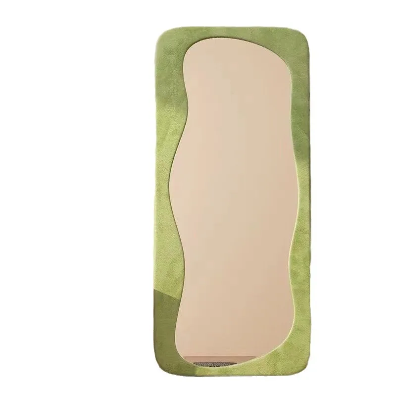 

Creative irregular floor-to-ceiling mirror, girls full-length full-length full-length mirror, and modern interior decoration
