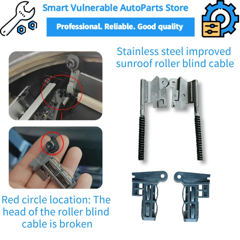 SVA079 bracket fit for Geely Atlas Pro Panoramic sunroof sunshade cable slider bracket