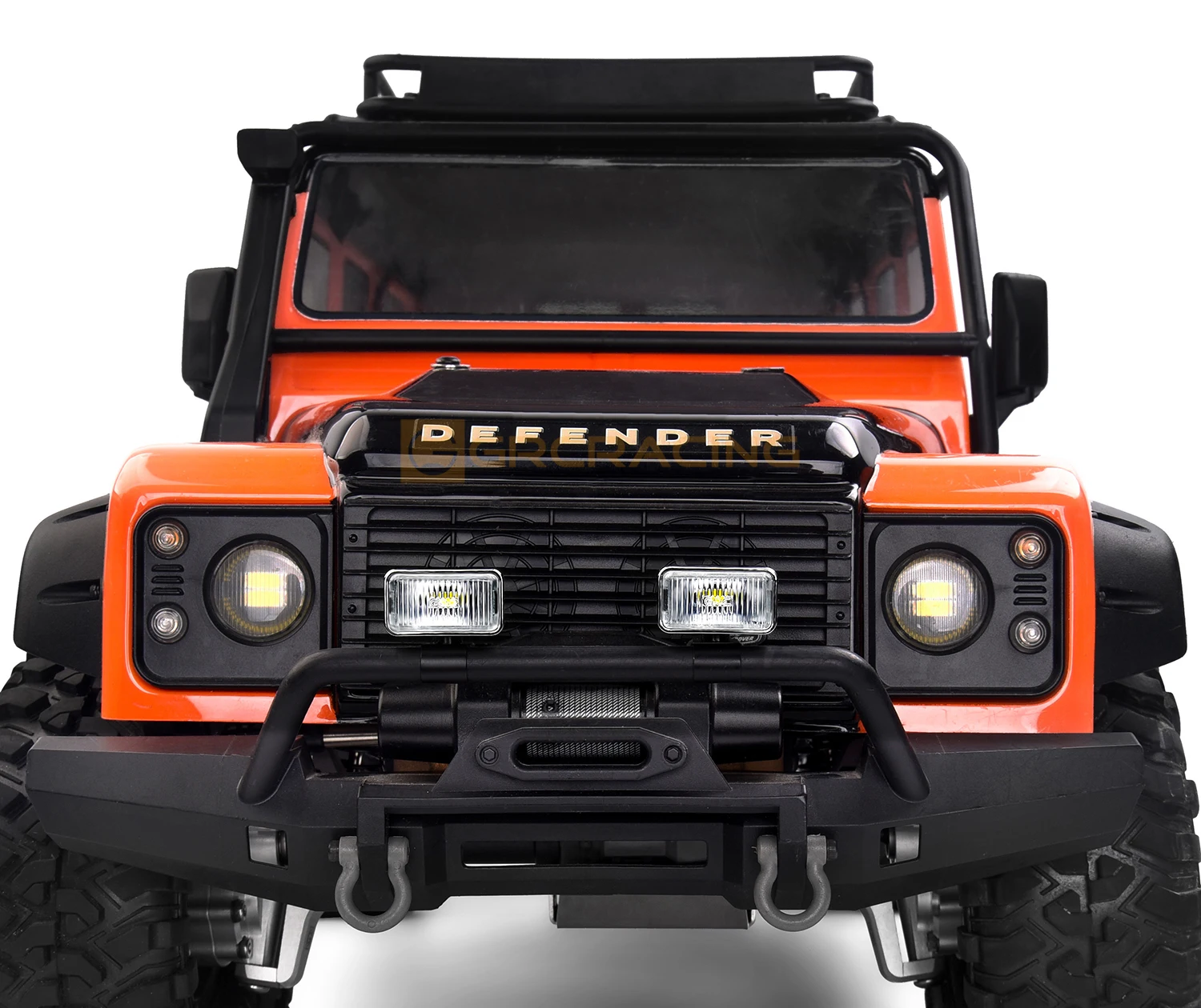 GRC Pro Version Spotlight RC Fernbedienung Modellauto mit galvanisiertem Reflektor Suchscheinwerfer 20 mm rechteckiger Scheinwerfer G157UY – Detail 10