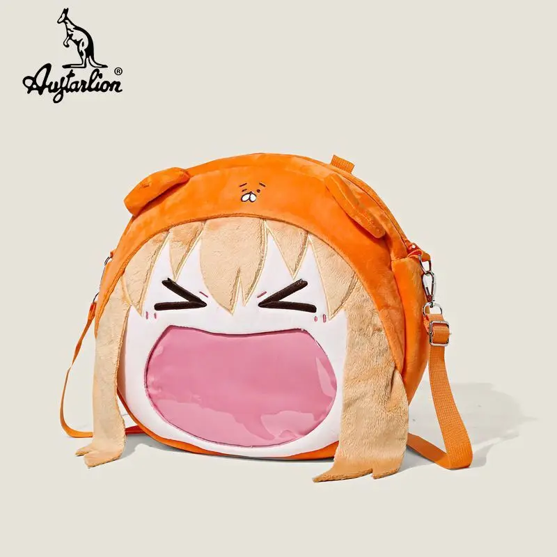 Himouto! Umaru-chan Doma Umaru Kawaii Ita Bag Backpack Itabag Transparent Pocket Bags for Women Casual Crossbody Bag Lady Bags