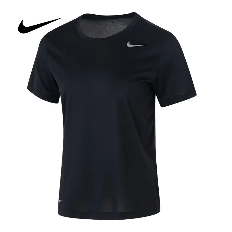 

Женская быстросохнущая дышащая футболка Nike Dri-Fit с короткими рукавами для бега и тренировок HQ0649-010
