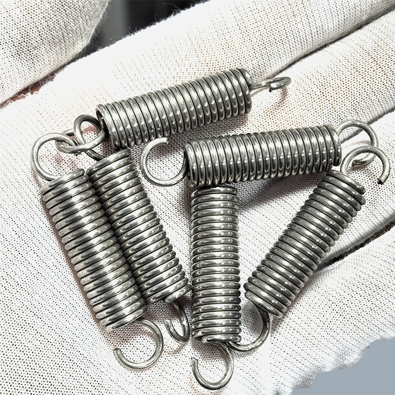 Drahtdurchmesser 1,2 mm Edelstahl-Spannungsfeder 304 S-Haken Rundhaken Spiralfeder Rückzugsfeder Metallfederdraht – Detail 6