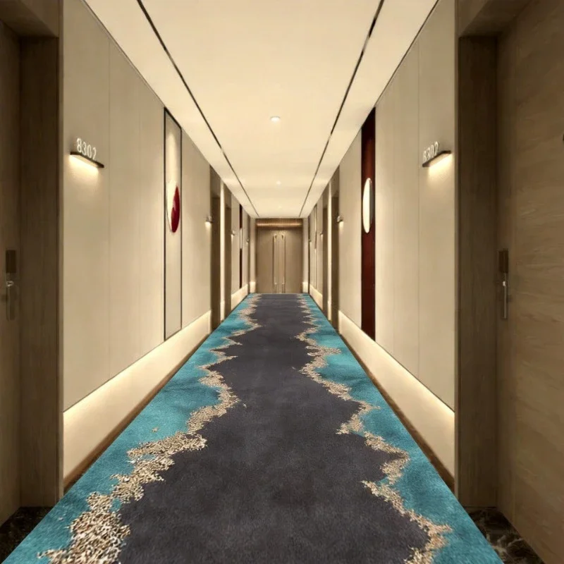 Nordic Abstract Long Runner Rugs Decoration Home Living Room Sofa Corridor Carpet Bedroom Cloakroom Doorway Aisle Non-slip Mat
