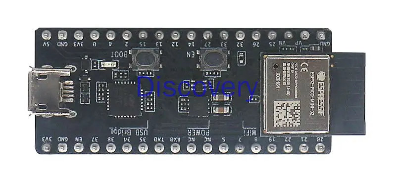 ESP32-PICO-DEVKITM-2 Carries the ESP32-PICO-Mini-02 Module