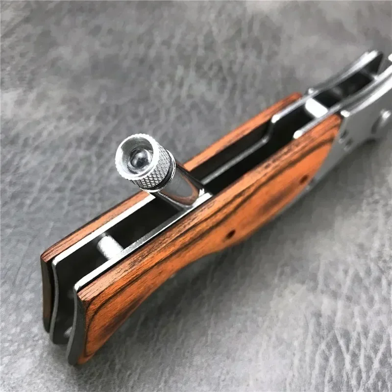 Description Picture 6 of itemFolding Knife AK47 with LED Lights Outdoor Pocket Hunting Survival Knife Tactical Self Defense Utility Tools Combat Knives Gift