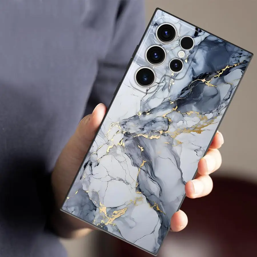Marble Pattern Phone Case for Samsung Galaxy S22 Plus S21 5G S21 FE S24 S25 Ultra S20 S23 Ultra S22 Ultra Cover view 6