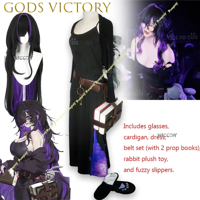 Disfraz de Cosplay Goess Victory, Conjunto Completo, Anime Gótico Lolita, Ciencia Ficción, Chica Conejita, Disfraz Sexy, Mono para Mujer, Halloween
