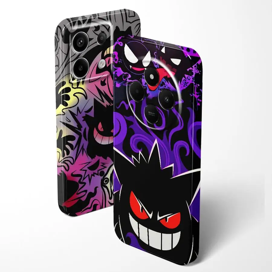Casing Penutup Ponsel Keras untuk Xiaomi Redmi Note 10S 9T 9S 11 10 13 Pro Plus 12S 12 14 Pro 9 Cool Gengars