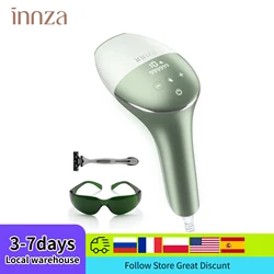 INNZA-Dispositivo de depilación IPL para mujeres y hombres, máquina de depilación permanente para el hogar, 1-10 niveles de alta energía, línea de Bikini facial y axila