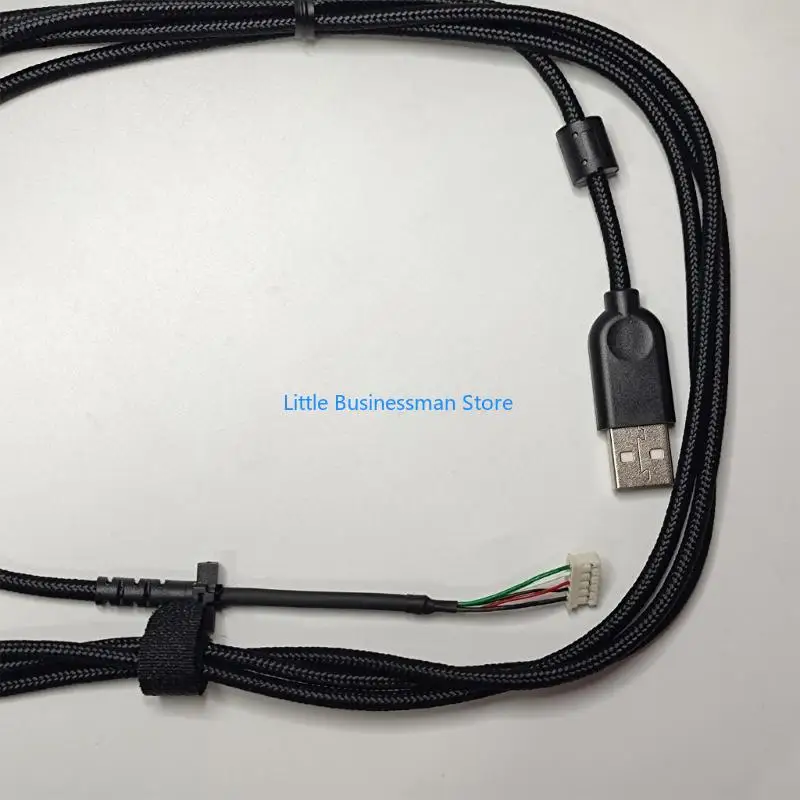 Maus-Reparaturkabel, USB-Ersatzkabel, 2 m schwarzes Kabel M76A – Detail 7