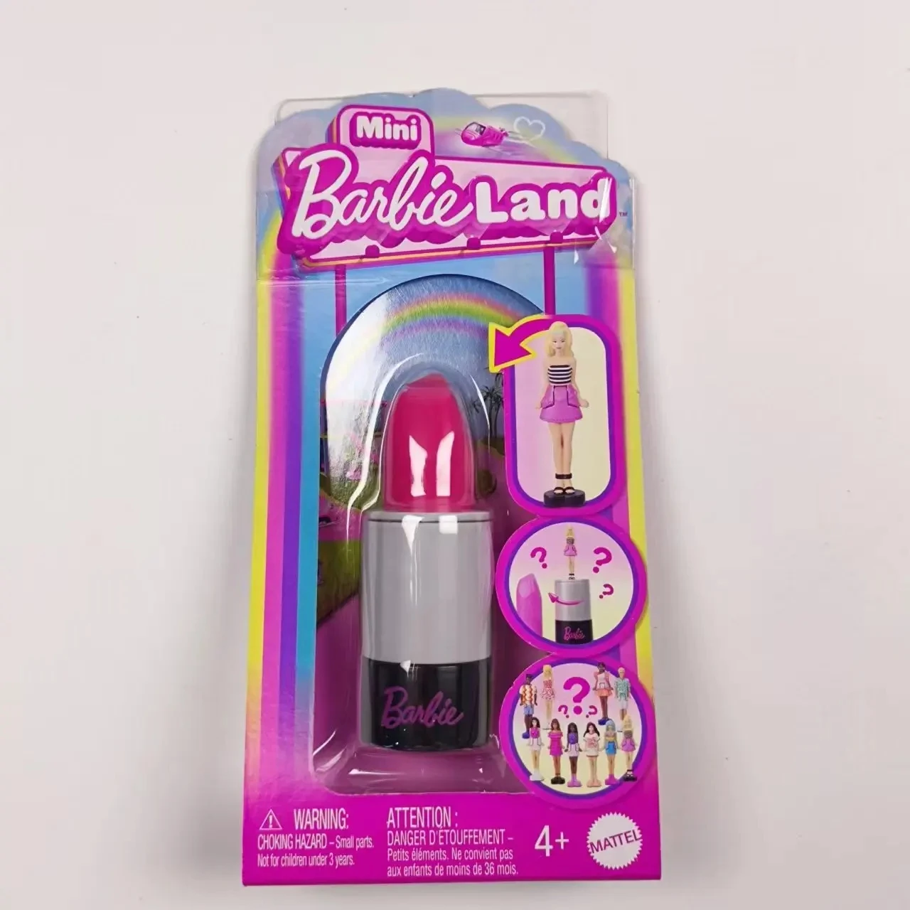 Barbie Mini Lipstick Surprise Blind Box Color Changing Doll Toys for Girls with Fashion Accessories Collectible Play Set Gift