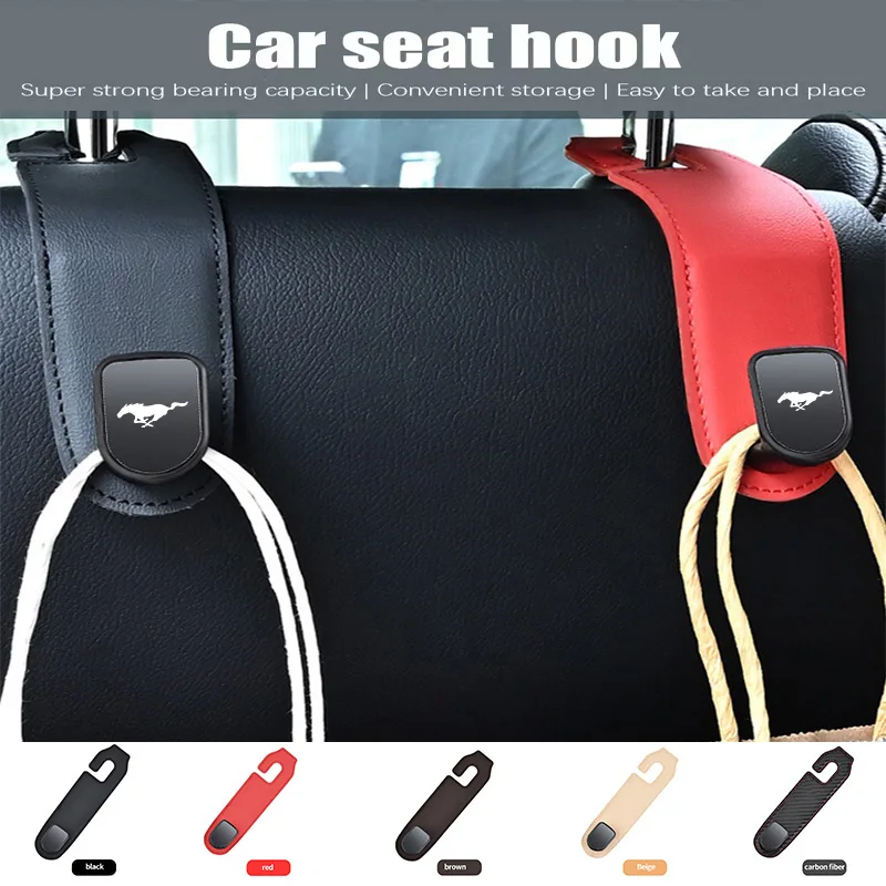 

Car seat headrest backrest hook multifunctional storage rack for ford mustang Dark Horse gt spoiler Auto interior accessories