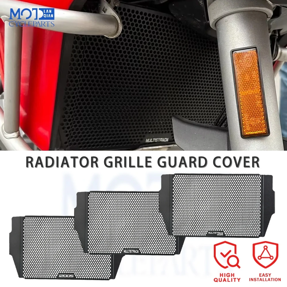 

Motorcycle Radiator Grille Guard Cover For Ducati Multistrada 1200 S Granturismo 1200 S Pikes Peak 1200 S Touring 2010-2014 2012