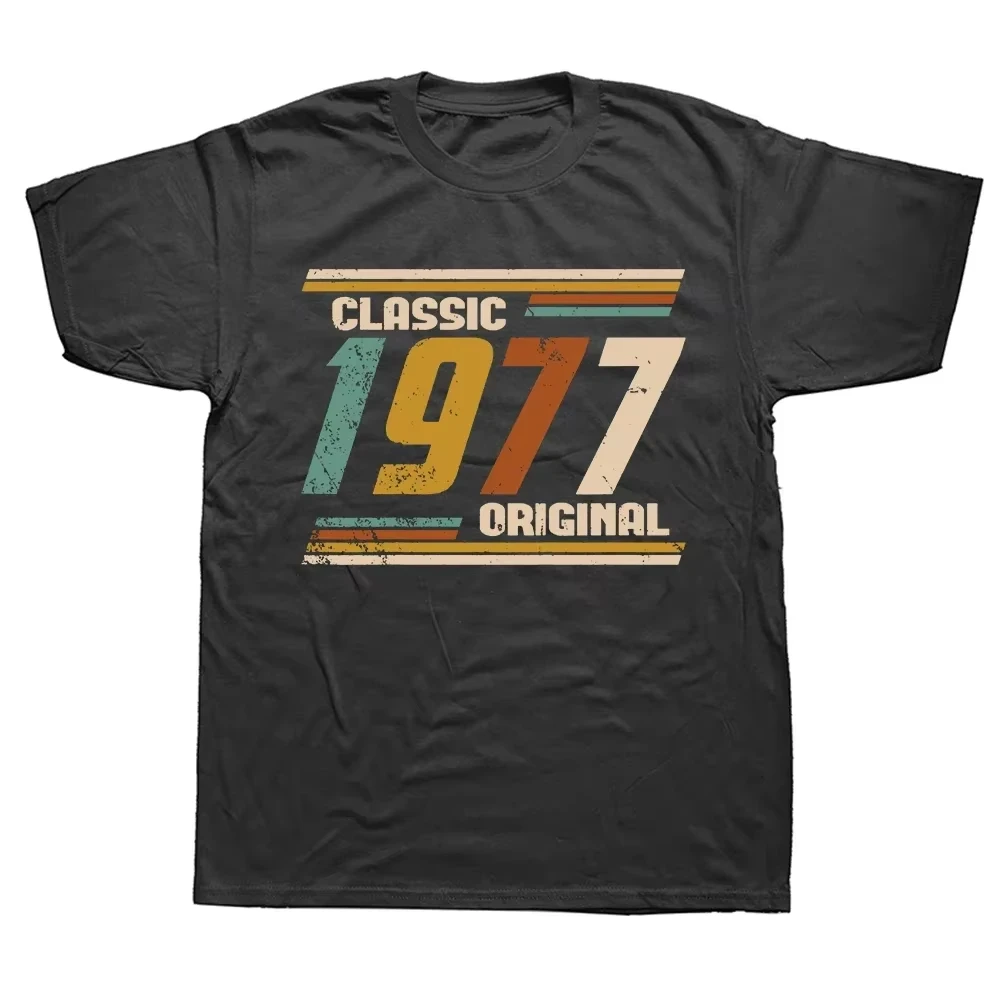 41 سنة صنع في 1983 الكلاسيكية الأصلية ريترو تي شيرت للرجال أيام الأب هدية فكرة الكلاسيكية التي شيرت حجم كبير عادية تيز