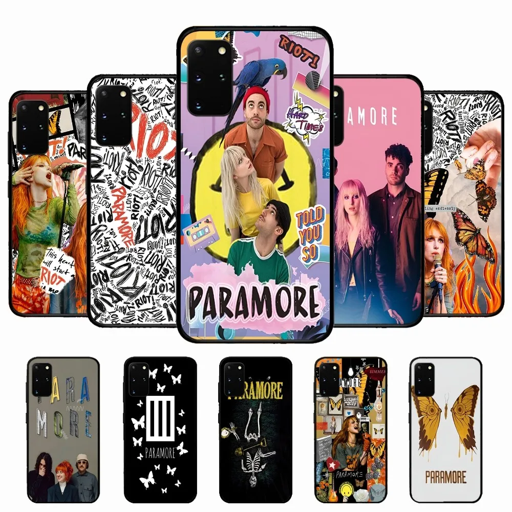 COOL Band P-Paramore Phone Case Silicone PC+TPU For Samsung S10 20 30 22 23 24 Plus Lite Ultra Cover