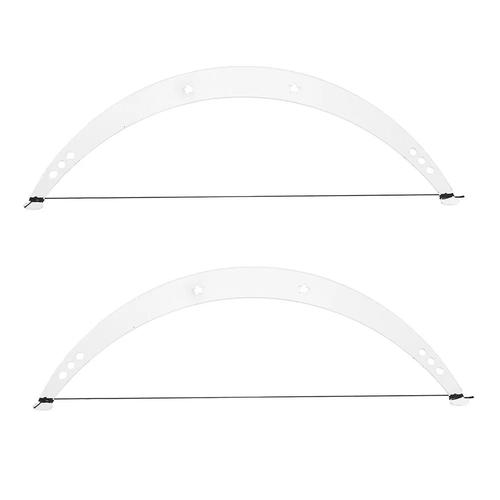 2 set Eyebrow Stencil Ruler Precision Reusable Brow Mapping Tool For Tattooing Shaping Diy Eyebrow Guide Template Stencils Kit