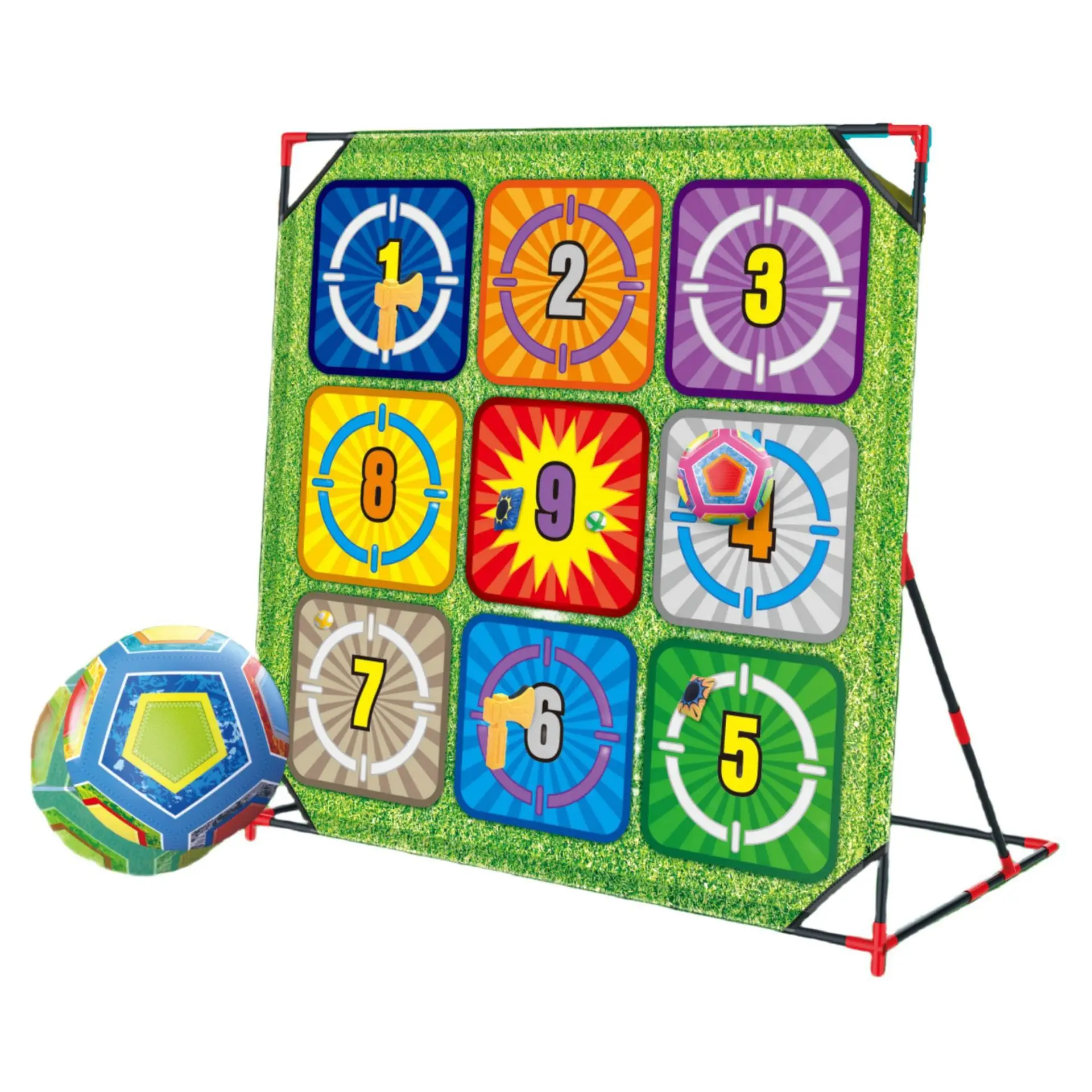 Multiplayer Interactive Kids' Sports Toy Set - Indoor Outdoor Fun Soccer, Dart Toss, Bean Bag & Golf Games for Children