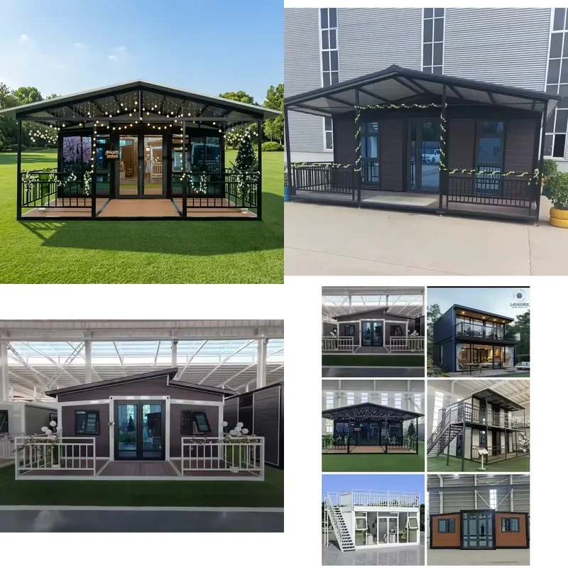 for Modular Houses with Prefabricated Sandwich Panels for Modern Living Offices and Coffee Shops Environmentally Friendly