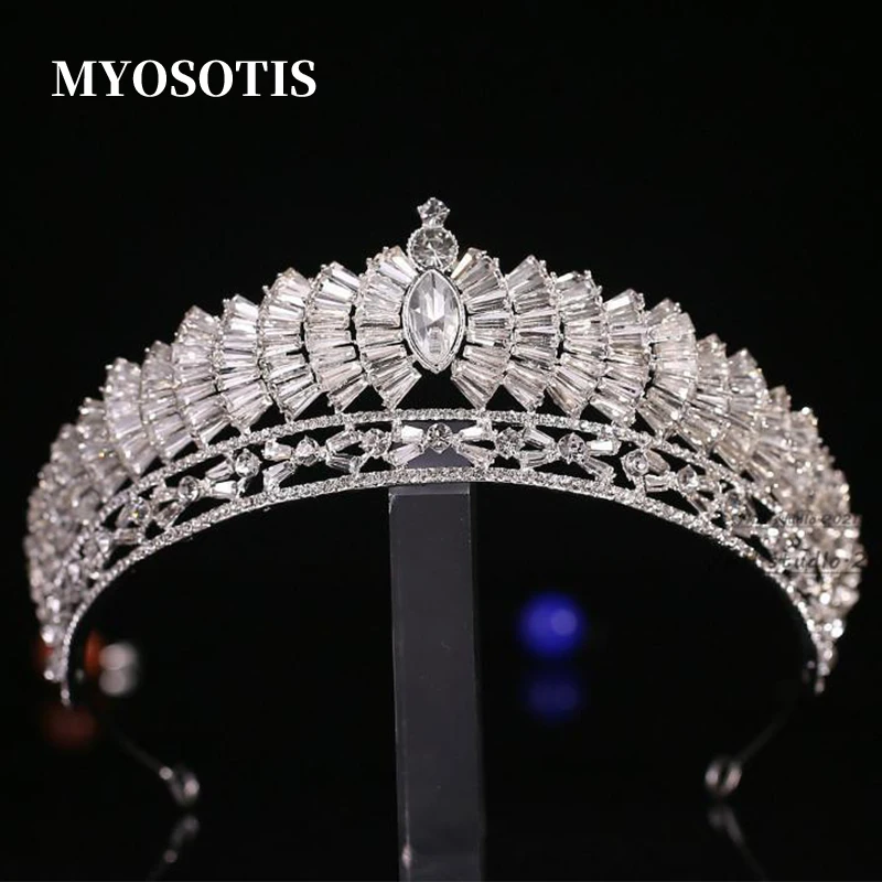 

Baroque Vintage Peacock Crystal Bridal Tiaras Crown Diadem Rhinestone Pageant Headband Wedding Hair Accessories