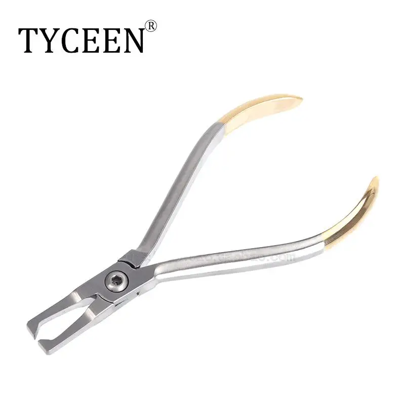 

Dental Bracket Removing Pliers for Anterior Teeth Stainless Steel Orthodontic Tools Forceps Dentist Pliers Cutting Adhesive Part