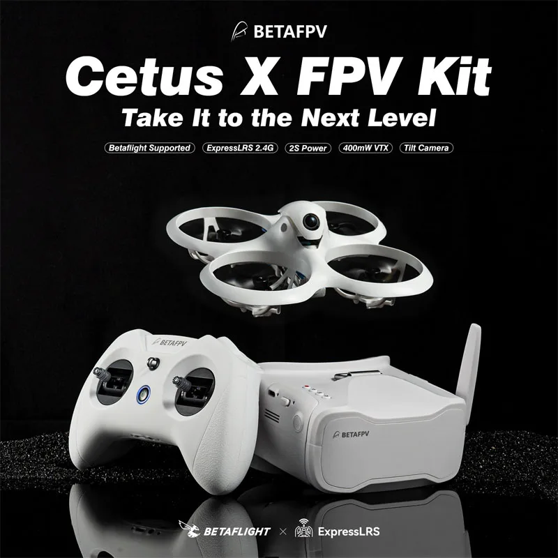 Cetus X Fpv Kit Hd Education Drone Beginner Indoor Traversing Machine Vr03 Goggle C04 Adjustable Camera Outdoor Drone Toy