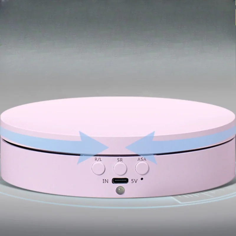 Automatic Rotating Jewelry Display Stand Electric Intelligent Jewelry Display Rack Adjustable Speed Live Streaming Shooting Prop