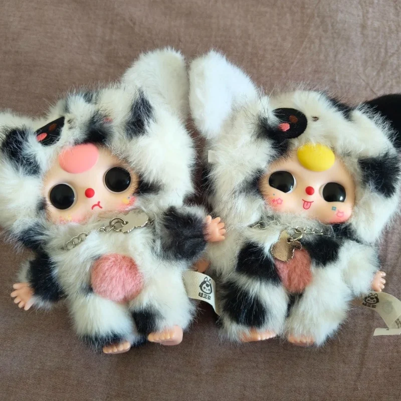 

Baby Three Who Am I Cat Model Toy Pendant Trendy Blind Box Cute Ornament Doll for Girls Birthday Holiday Gift Surprise Box