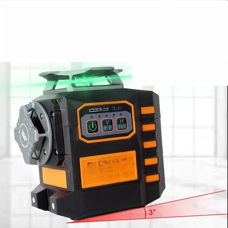 Laser level 12-wire green light LSG6682 wall sticker